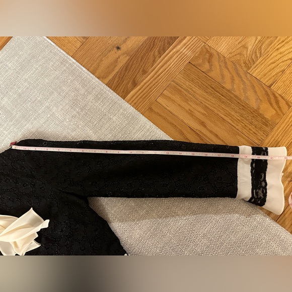 Sandro Lace Neck Tie Dress Size 38/small - Picture 13 of 14